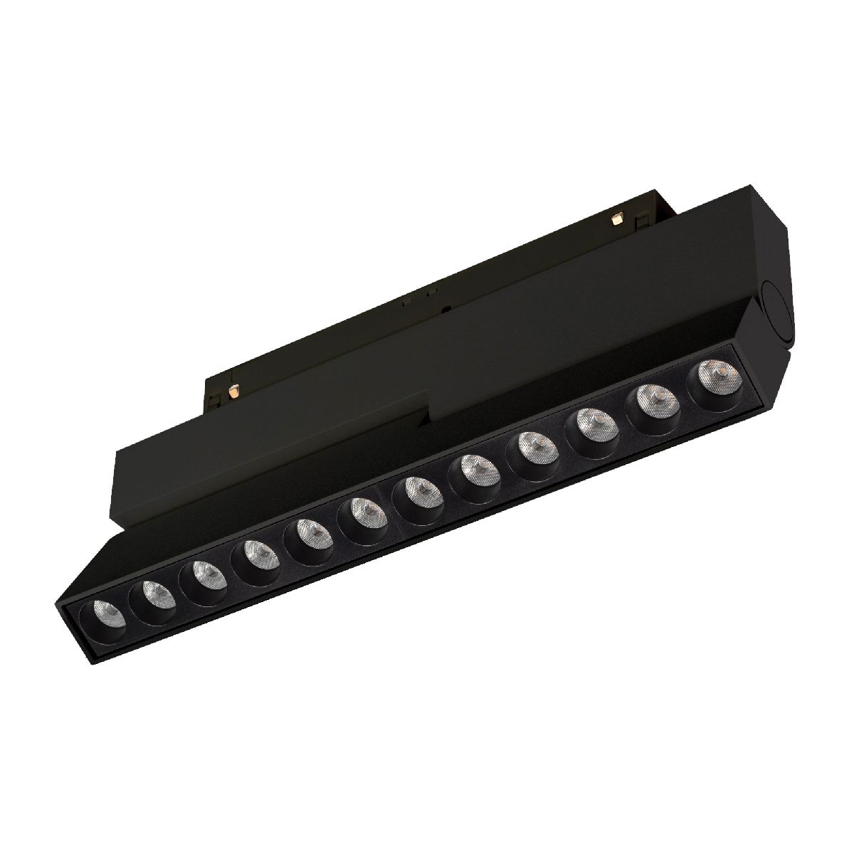 Трековый магнитный светильник Arlight MAG-ORIENT-DOTS-FOLD-S230-12W Day4000 (BK, 30 deg, 48V, DALI) 041532