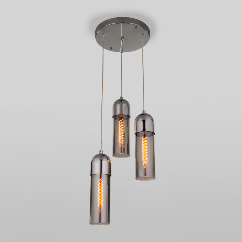 Подвесная люстра Eurosvet Airon 50180/3 дымчатый