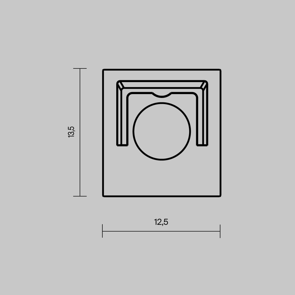 Комплект заглушек для профиля 53×13 10шт Maytoni Led Strip ALM-5313-EC 642067