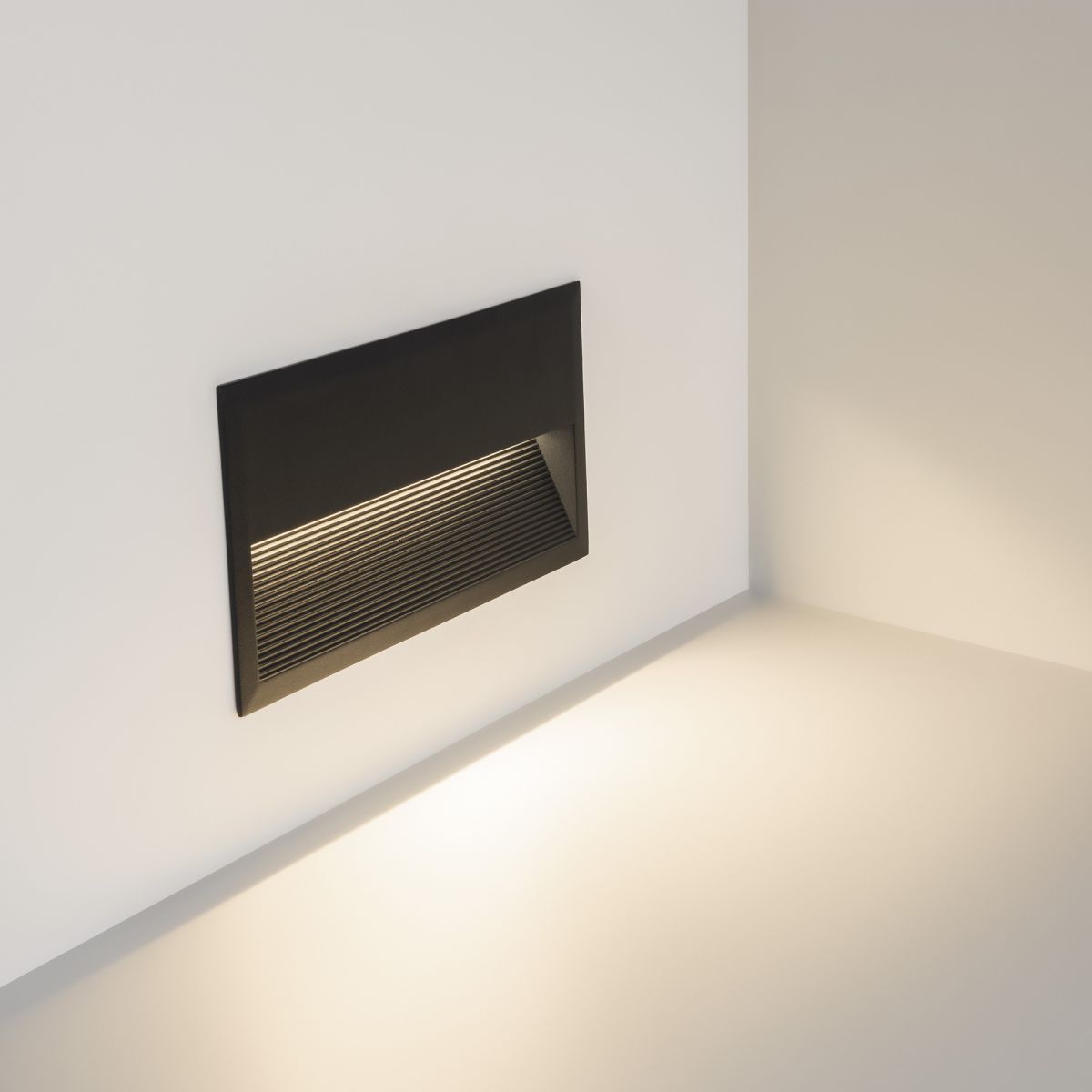Светильник для ступеней Arlight LTD-RIBONIK-S271x136-10W Day4000 (Черный, 50 deg, 230V) (IP65 Металл) 056720