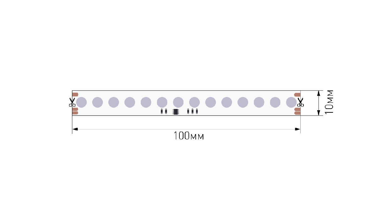 Светодиодная лента SWG PRO 5м IP20 SWG-DOT420-24-11.52-WS2811RGB 00-00032523