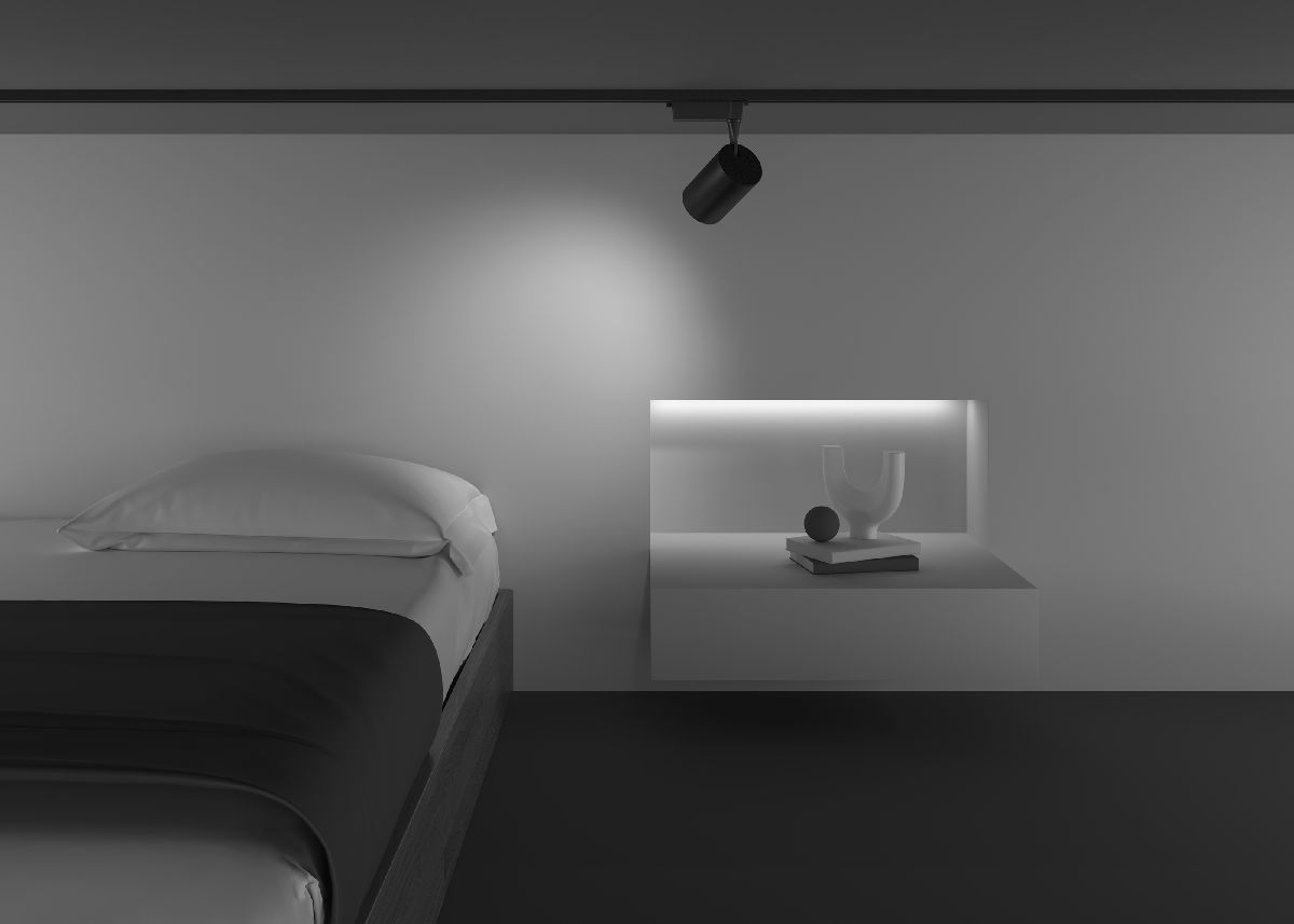 Трековый светильник Maytoni Technical Vuoro TR003-1-15W3K-W-B