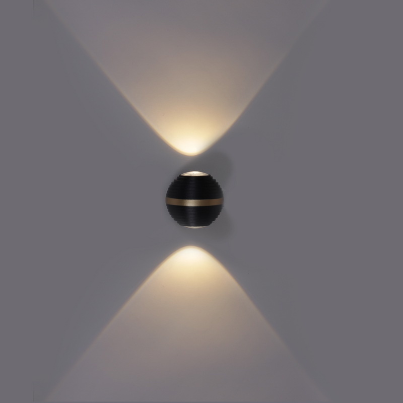Архитектурный светильник шар Reluce 86828-9.2-002TLF LED2*3W BK