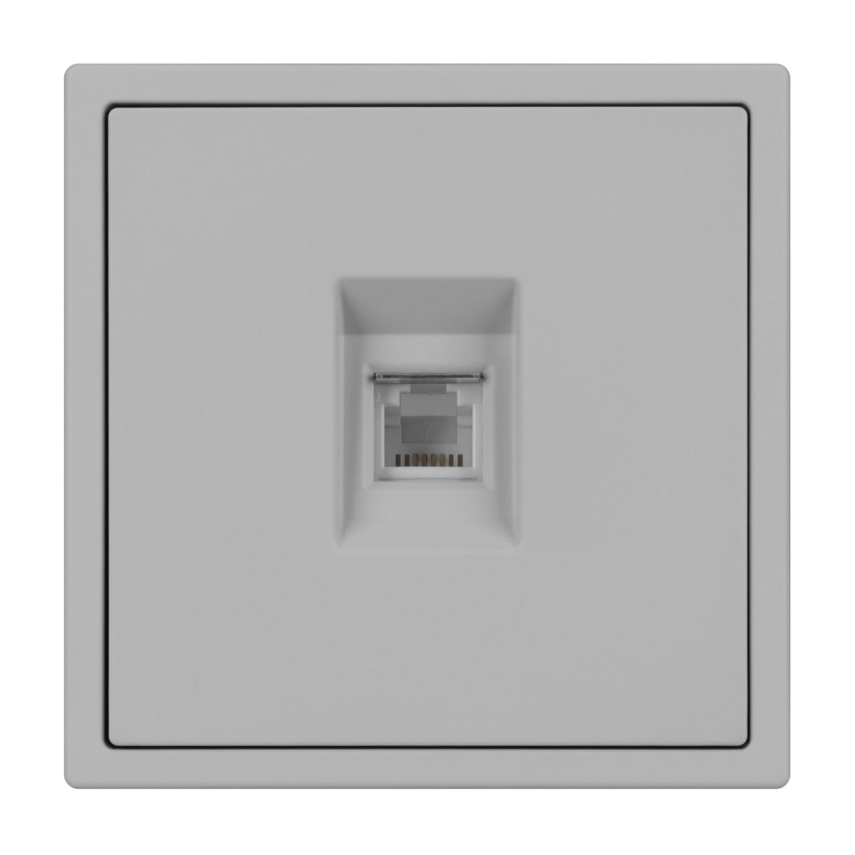 Механизм телефонной розетки Arlight SCT-NOBE-MTL1-SFPL-IS (RJ-11, 4C) (Никель) 061893