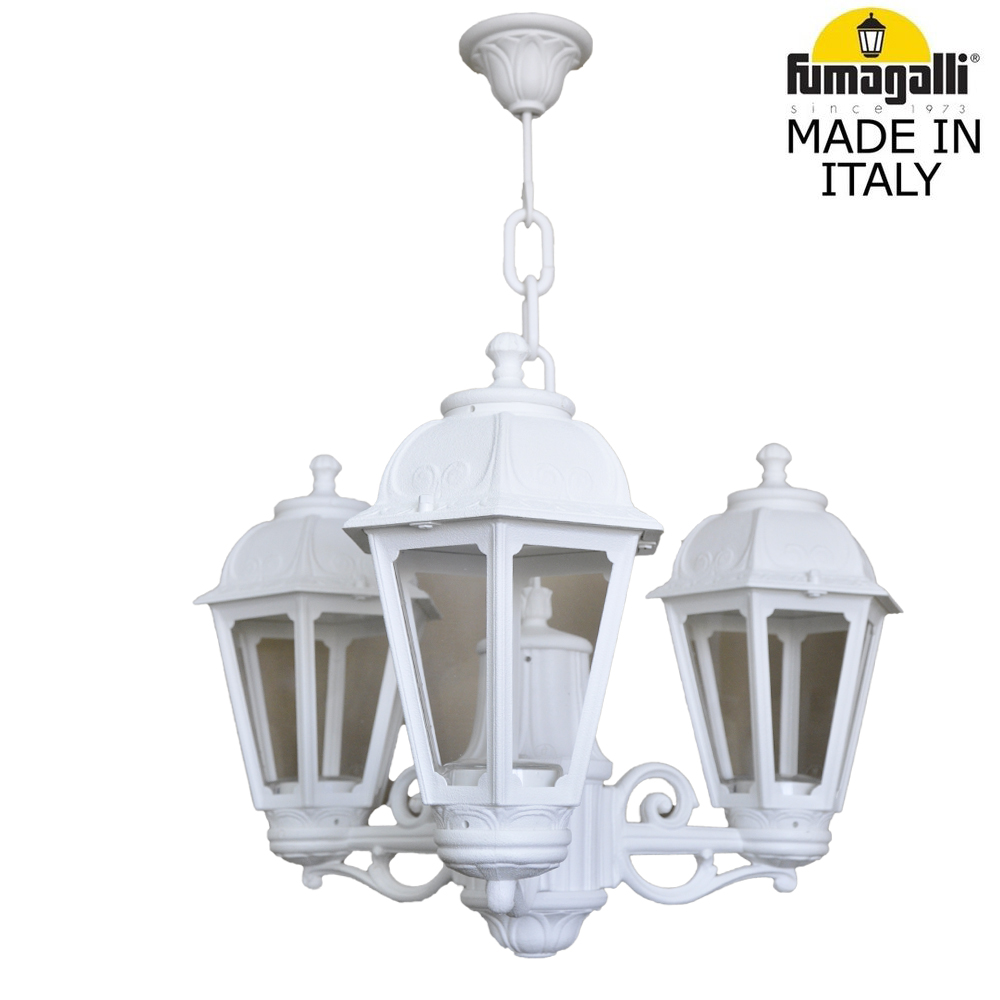 Уличный подвесной светильник Fumagalli SICHEM/SABA 3L K22.120.S30.WXE27