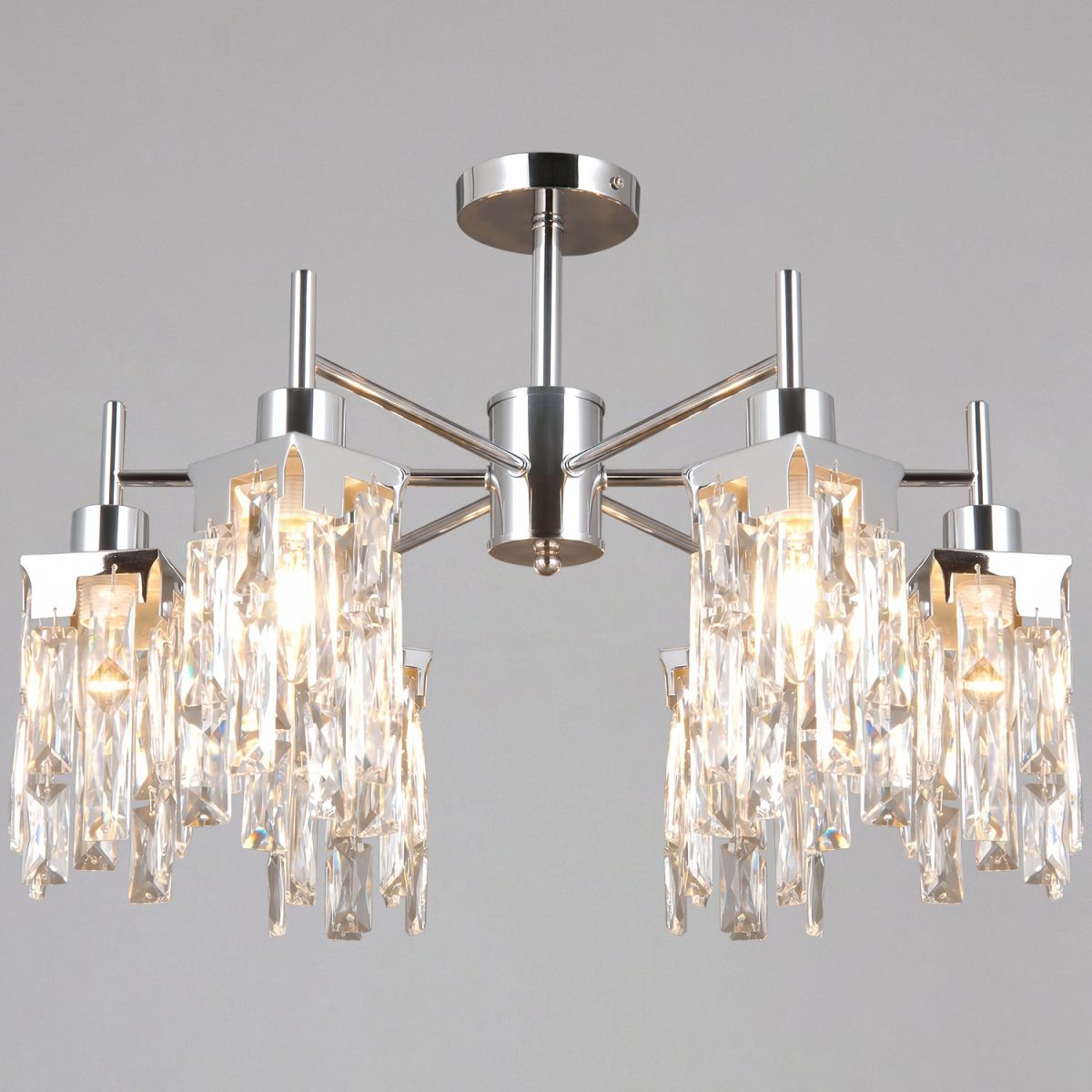 Люстра на штанге Illumico IL3601-6CSQ-26 CR DS