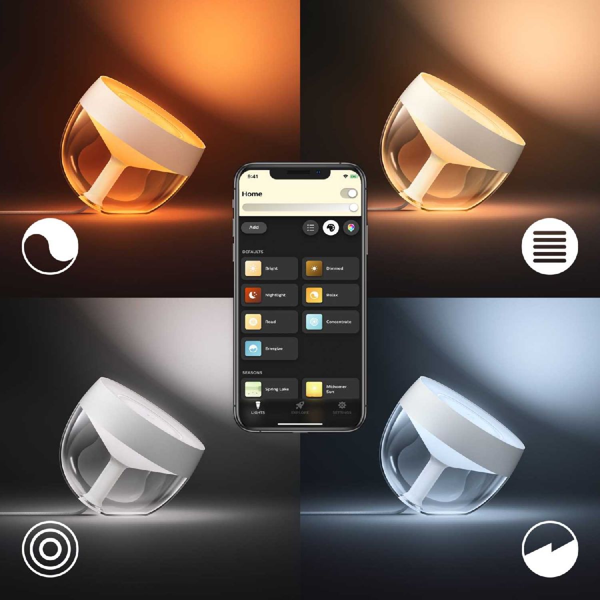 Умная настольная лампа Philips Hue Q4'20 Iris gen4 EU/UK copper 929002376801