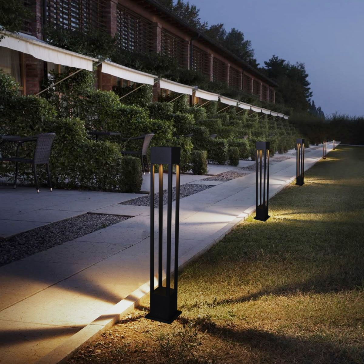 Ландшафтный светильник Reluce 09960-0.7-001KT 1,0M GU10 BK