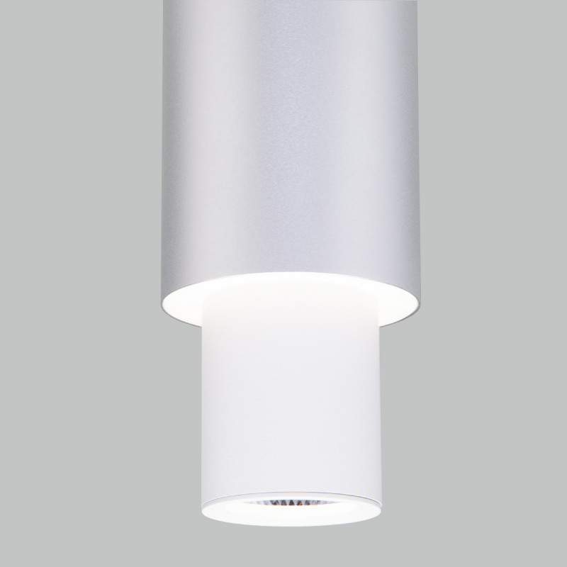 Подвесной светильник Eurosvet Bento 50204/1 LED белый/матовое серебро