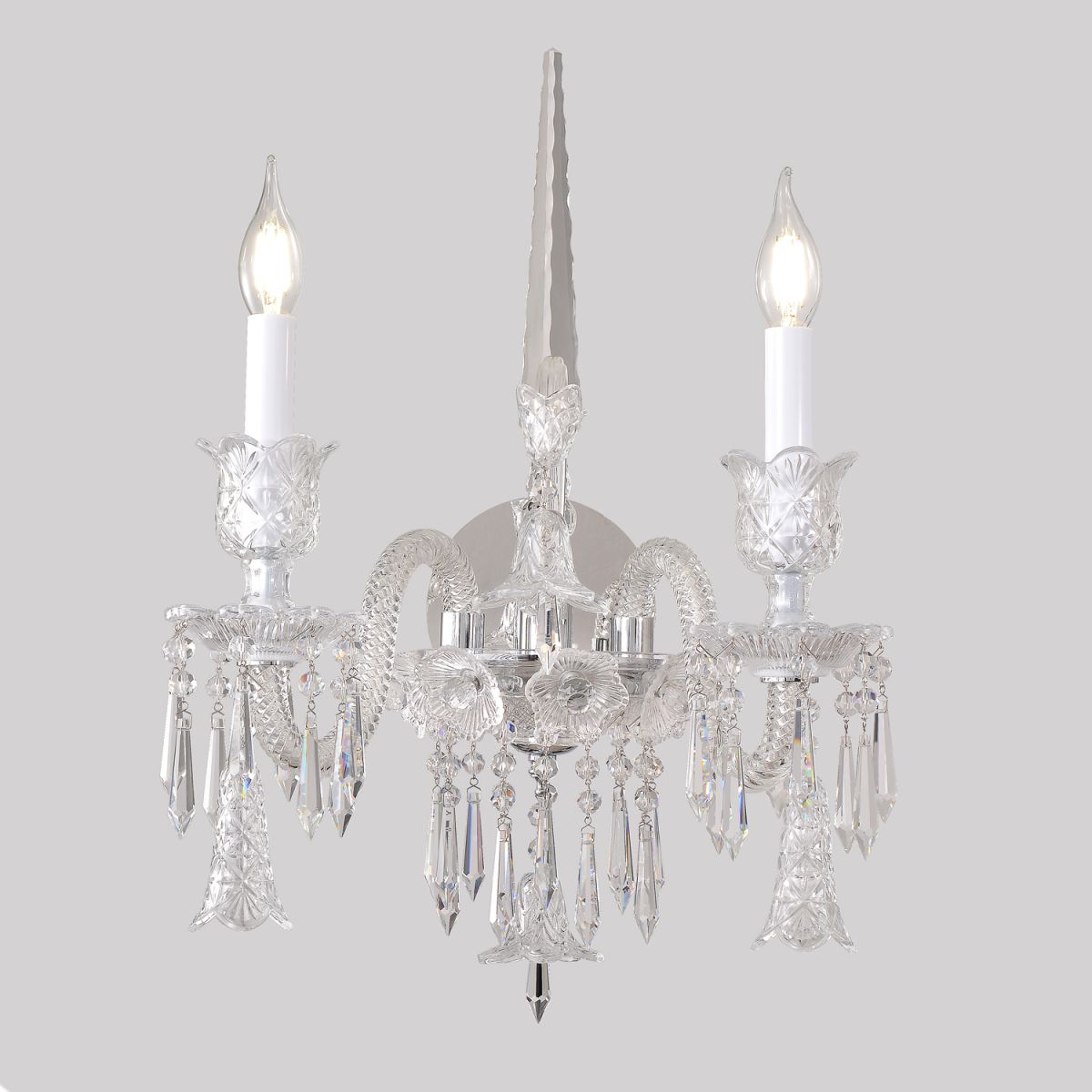 Бра Crystal Lux VERSAILLES AP2 CHROME