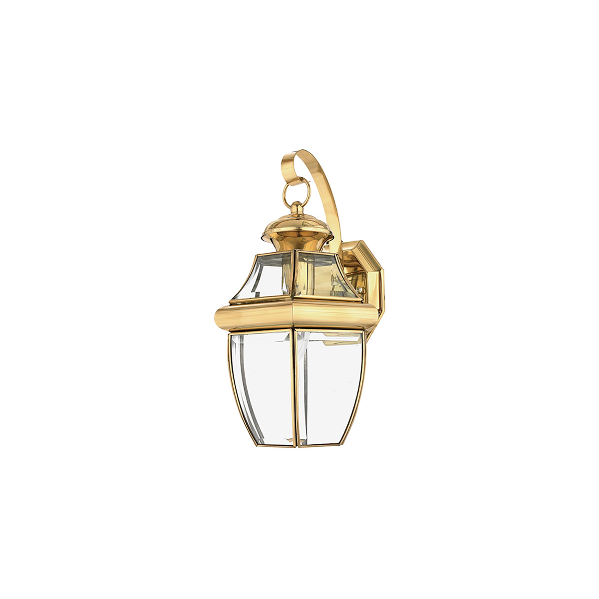 Уличный настенный светильник Quoizel QZ-NEWBURY2-M-PB