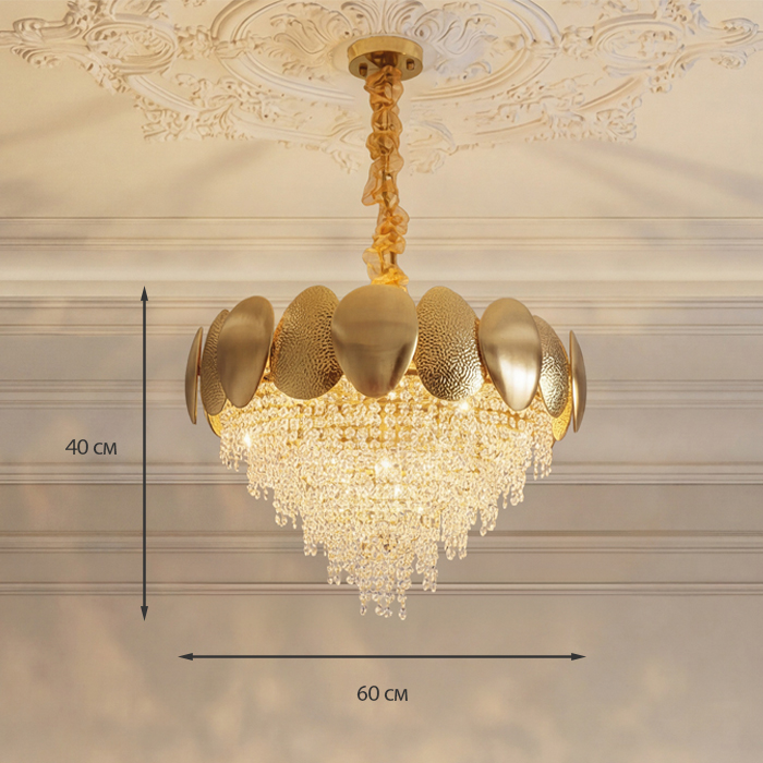 Подвесная люстра Bojeni Evum BLB-E0109-040-GL