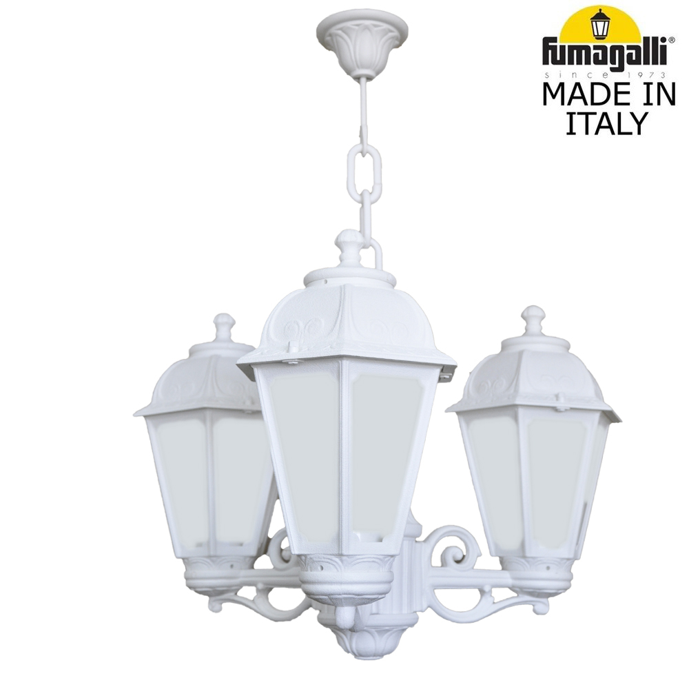 Уличный подвесной светильник Fumagalli SICHEM/SABA 3L K22.120.S30.WYE27