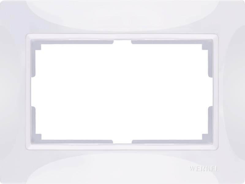 Рамка Werkel Snabb для двойной розетки белый basic WL03-Frame-01-DBL-white 4690389117008