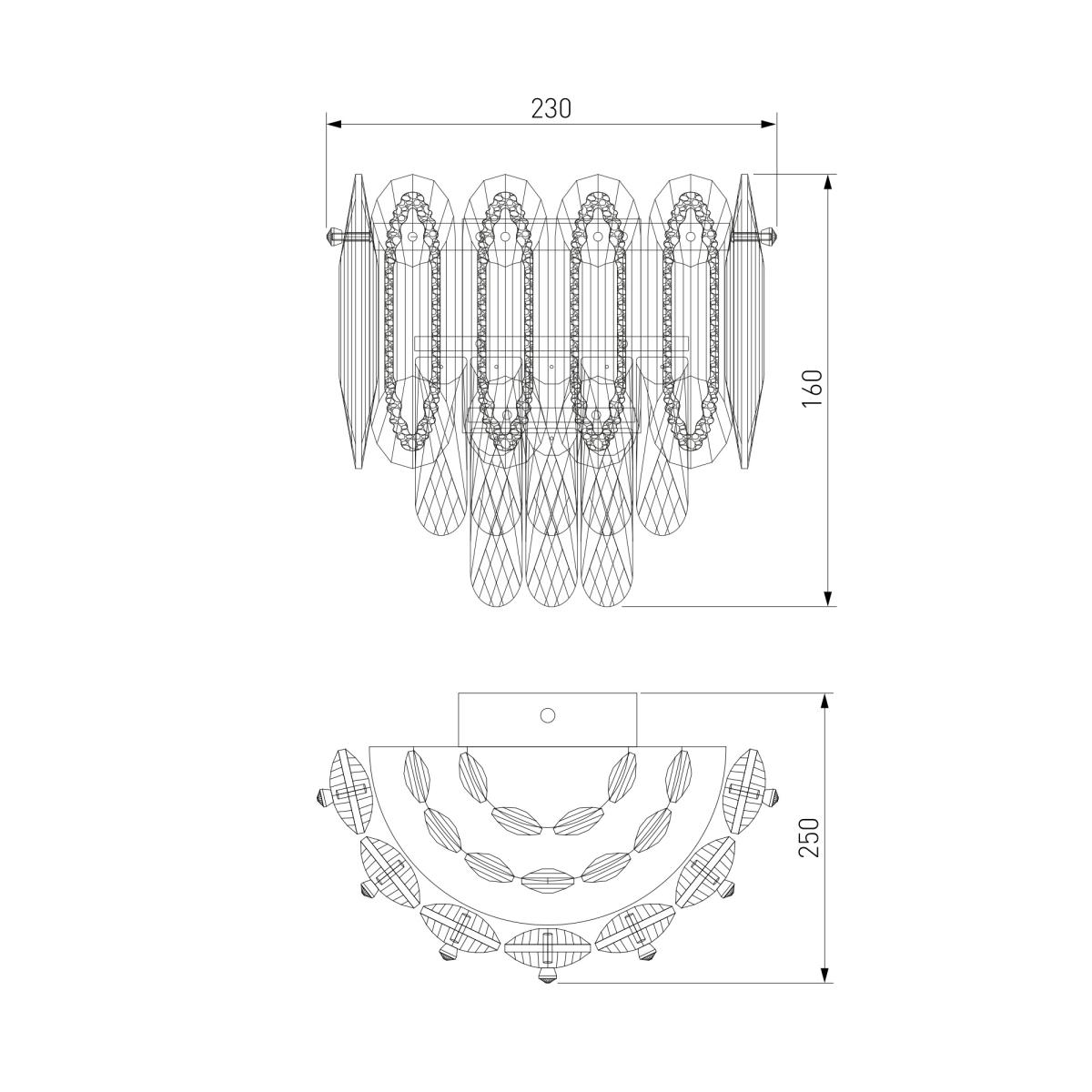 Настенный светильник Bogates Chaleur 422/1 a067823