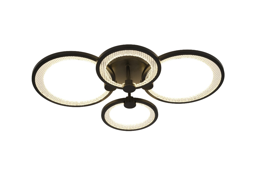 Потолочный светильник Эра Модерн Odry CLL-1-78W 3K-6,5K RC BK