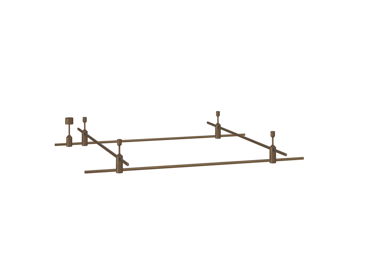 Основание для модульных светильников Donolux Code 1.2 DL20225L1000x1000A B.Bronze