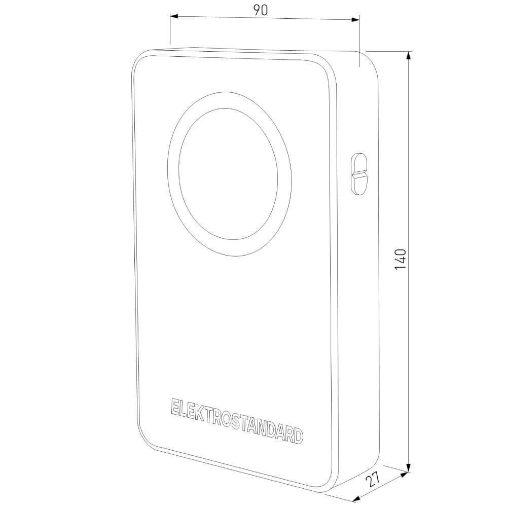 Дверной звонок Elektrostandard DBQ27 4690389175633