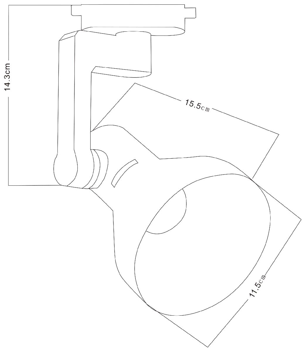 Трековый светильник Arte Lamp Nido A5106PL-1BK