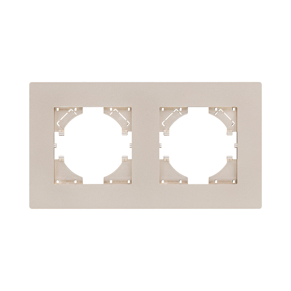 Рамка 2-постовая, золотой Kollinger Aspekt AT2GD