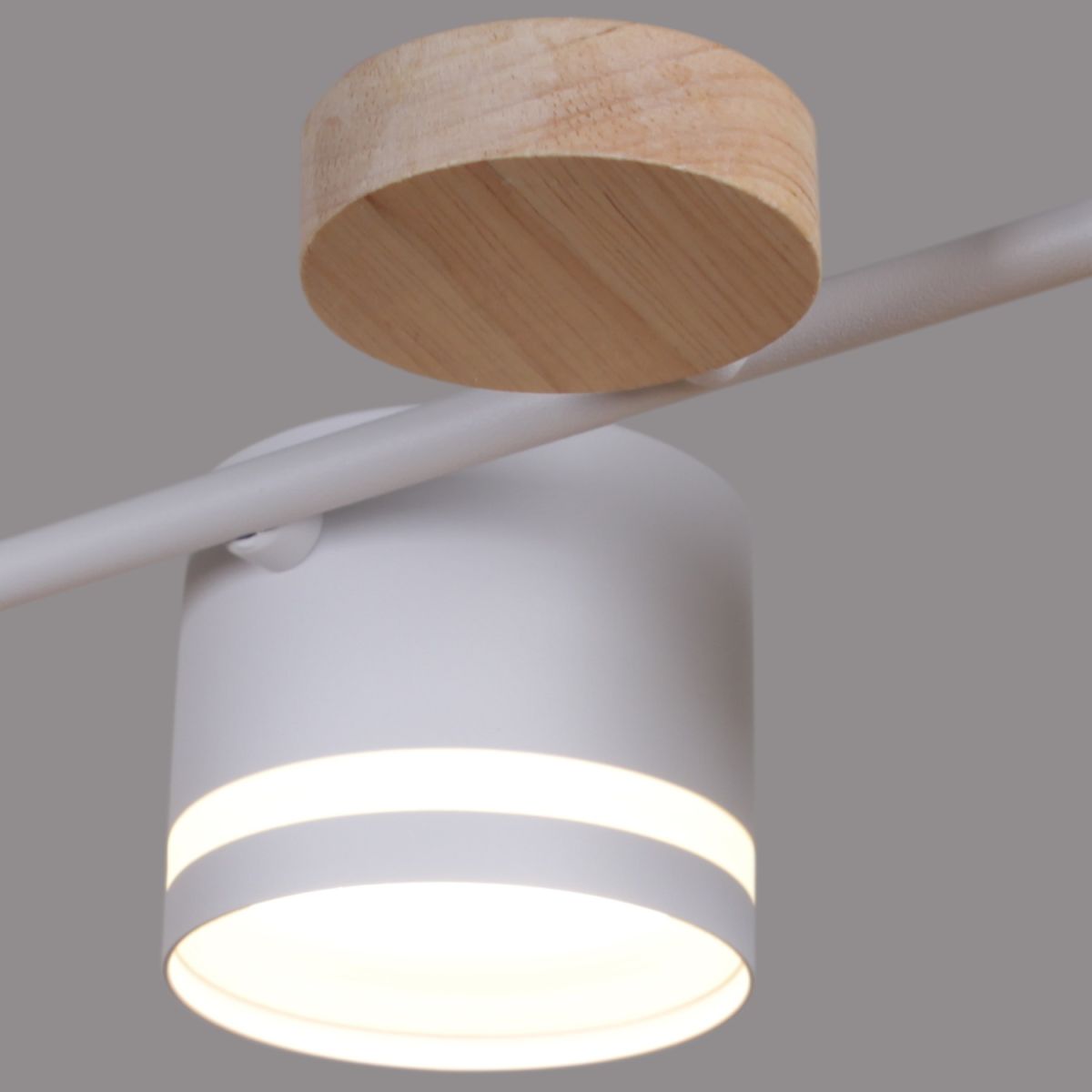 Люстра на штанге Reluce 68730-0.3-06 GX53 WH+WOOD