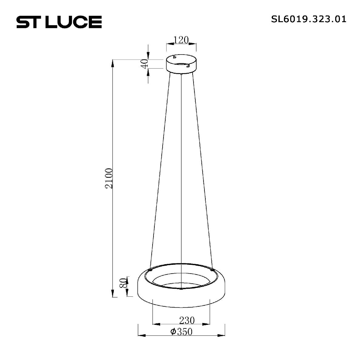 Подвесной светильник ST Luce Foray SL6019.323.01