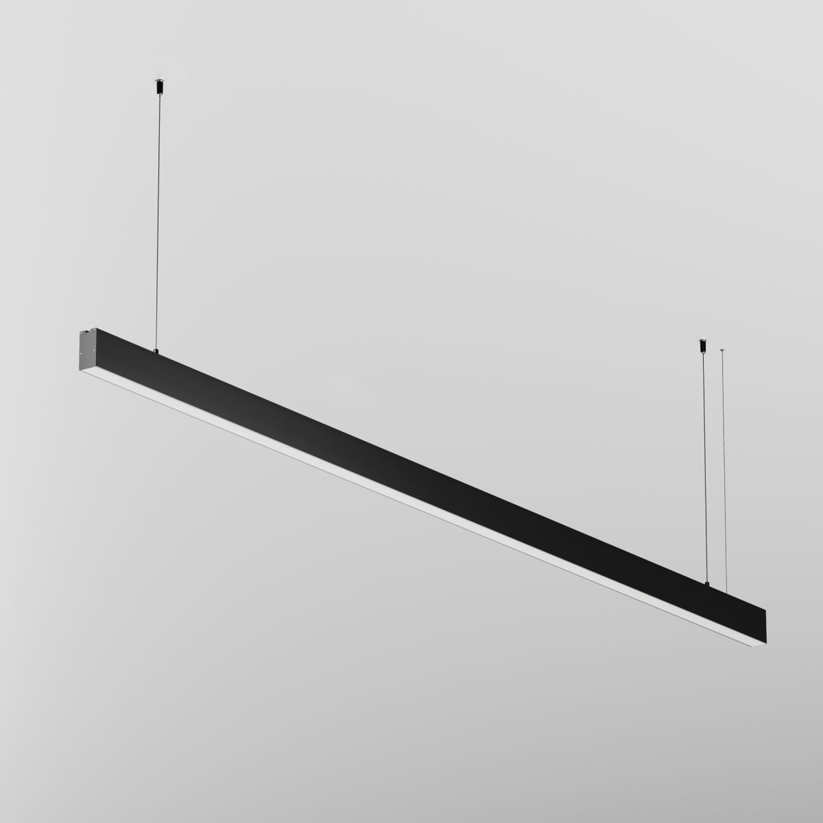 Линейный подвесной светильник Maytoni Technical 3000K 35x67 (Черный, 2 м) LL312047
