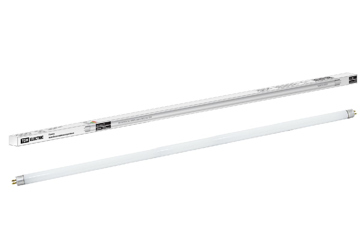 Лампа люминесцентная TDM Electric G5 21W 4000K белая SQ0355-0021