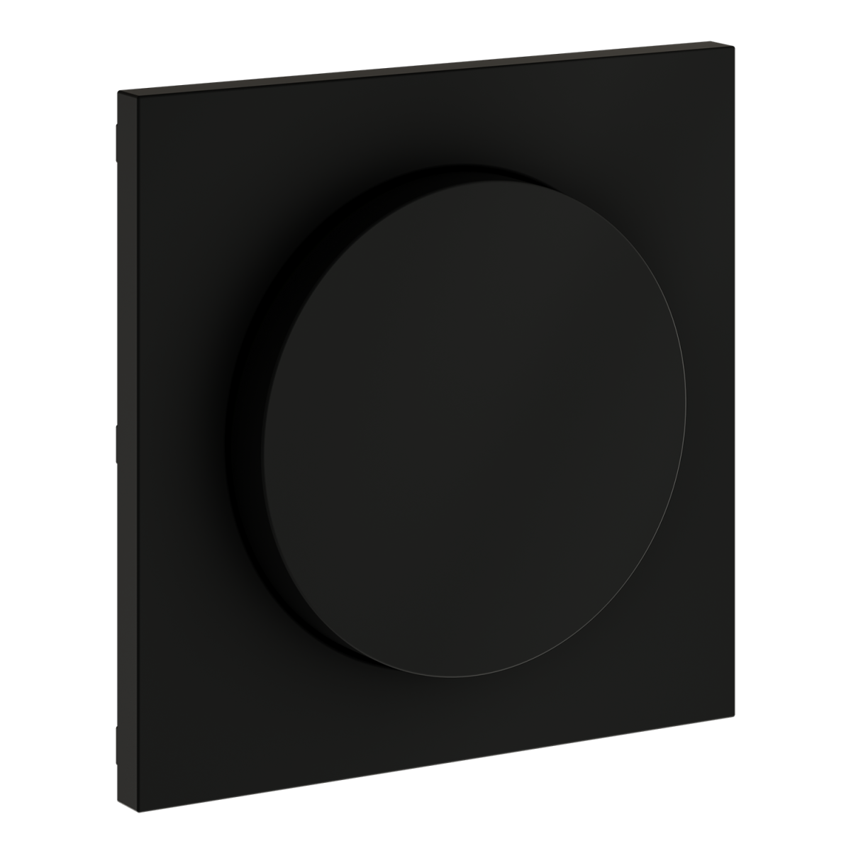 Накладка для светорегулятора поворотно-нажимного Voltum S70 (черный матовый) VLS002008