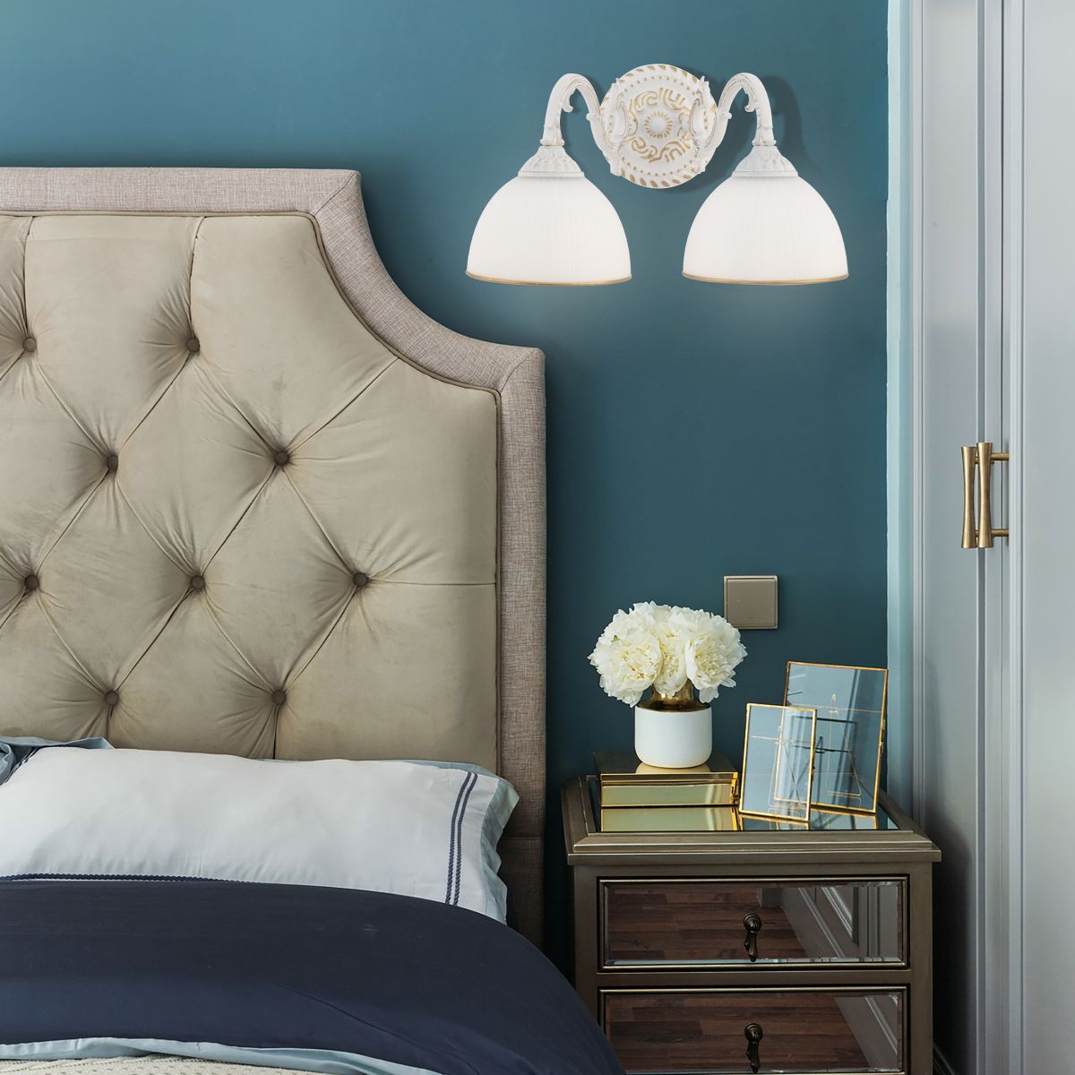 Бра Arte Milano AM346410  346410/2W WT+G