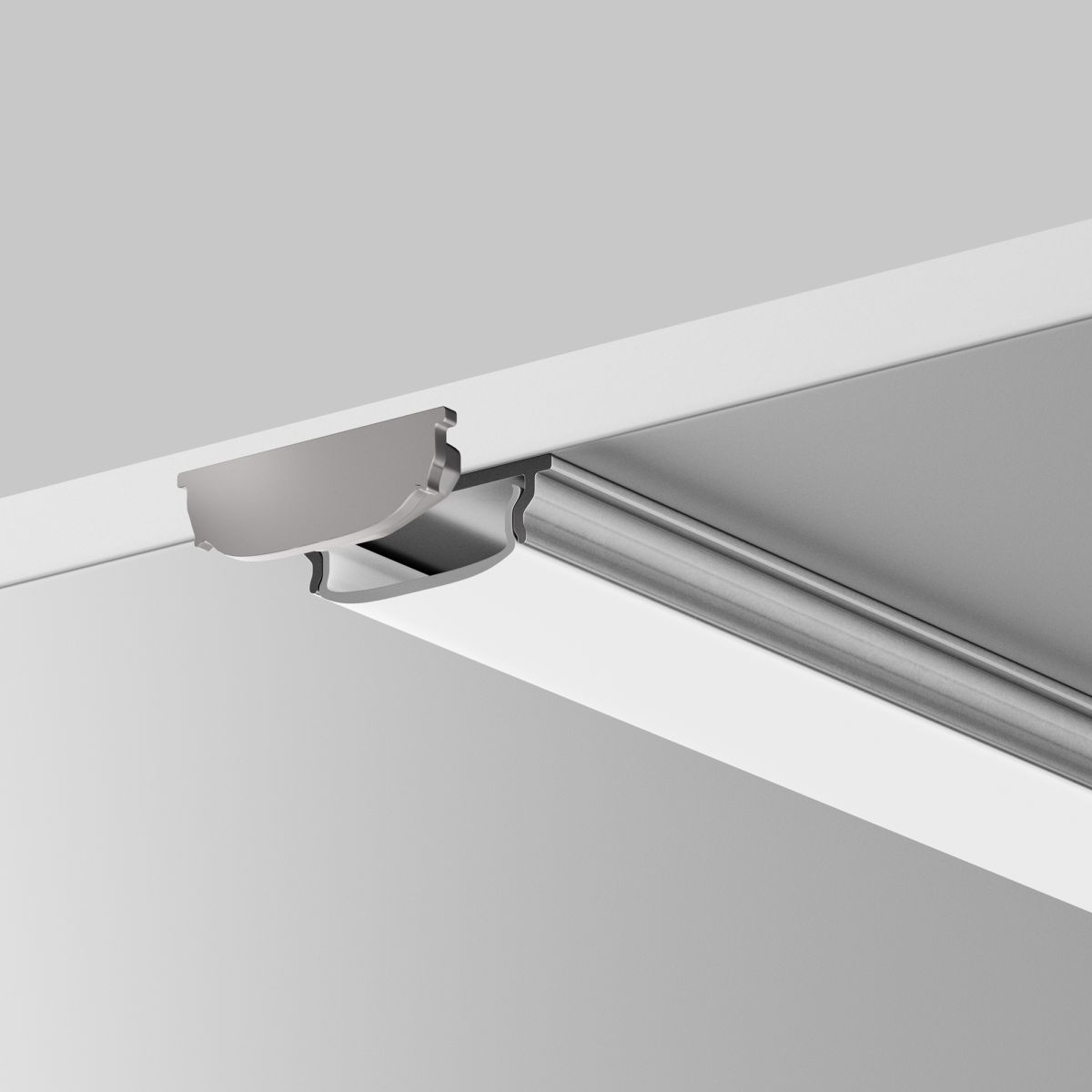 Комплект заглушек для профиля 18×06 2шт Maytoni Led Strip ALM-1806-EC 642075