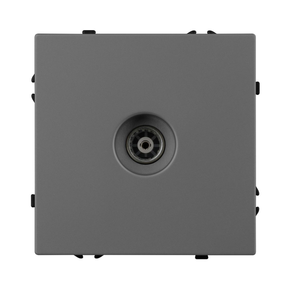 Механизм телевизионной розетки Arlight SCT-NOBE-MTV1-SFPL-GR (Серый базальт) 054295