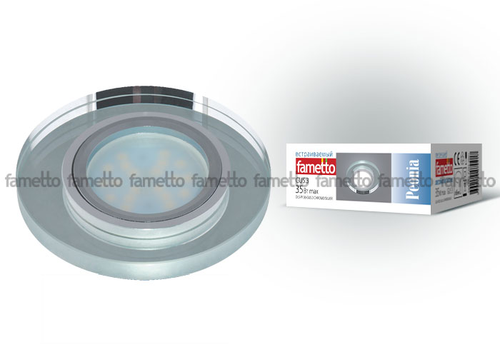 Встраиваемый светильник Fametto Peonia DLS-P106 GU5.3 CHROME/SILVER