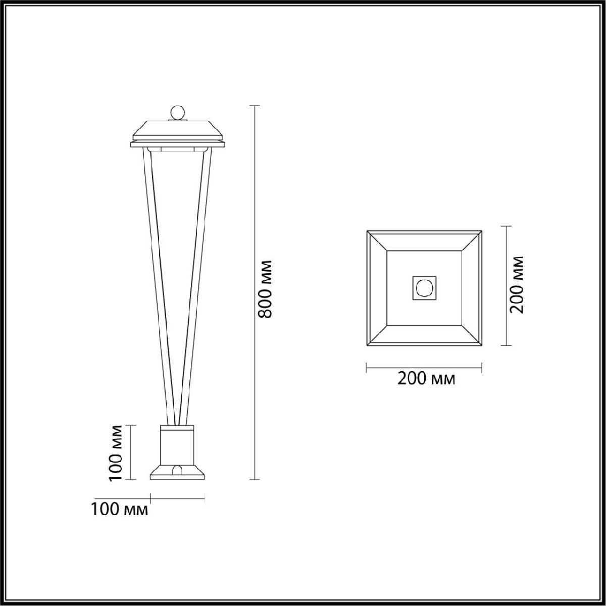 Ландшафтный светильник Odeon Light Nature Bearitz 6655/12GL3