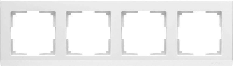 Рамка Werkel Stark на 4 поста белый WL04-Frame-04-white 4690389047138