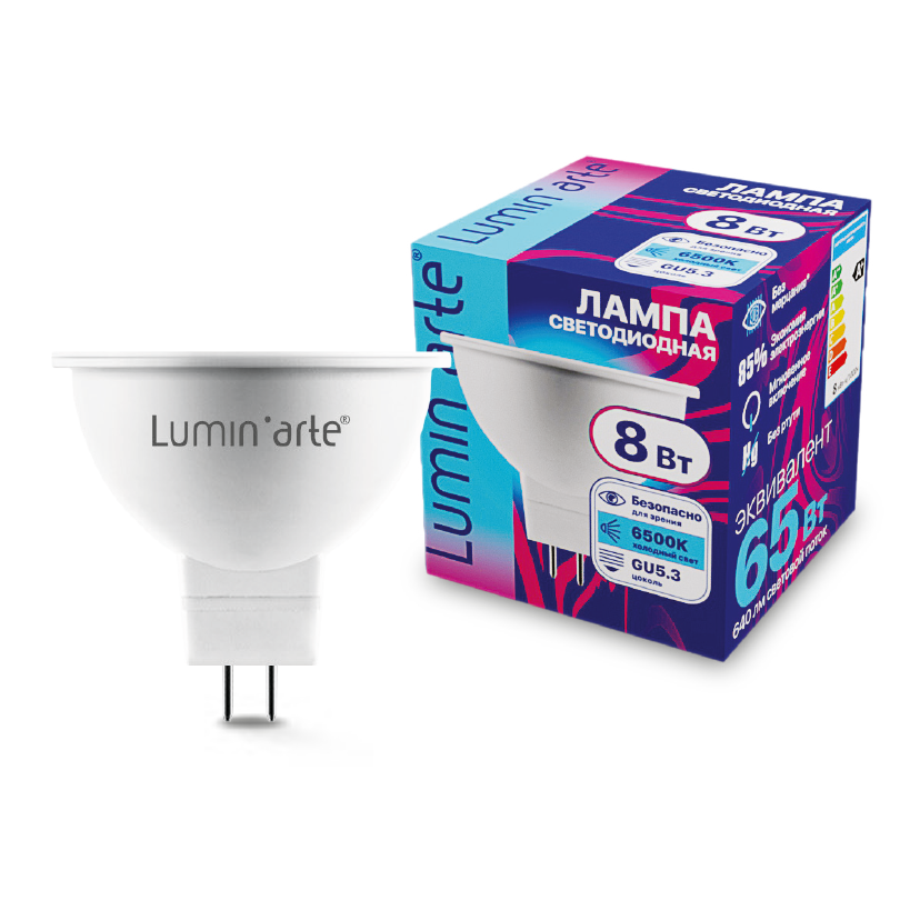 Светодиодная лампа Lumin'arte LSTD-MR16-8W6KGU5.3