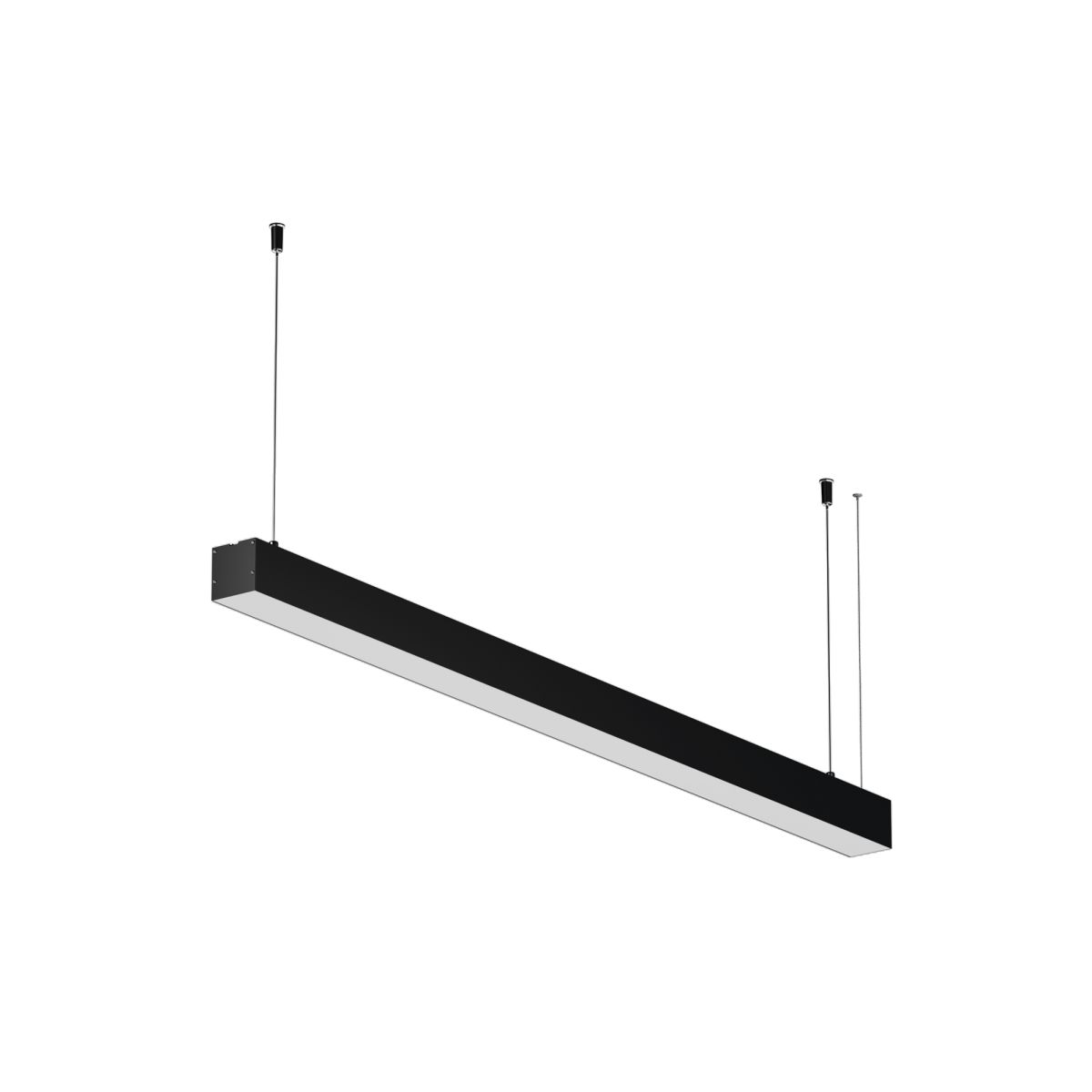 Линейный подвесной светильник Maytoni Technical 3000K 50x50 (Черный, 1 м) LL312027