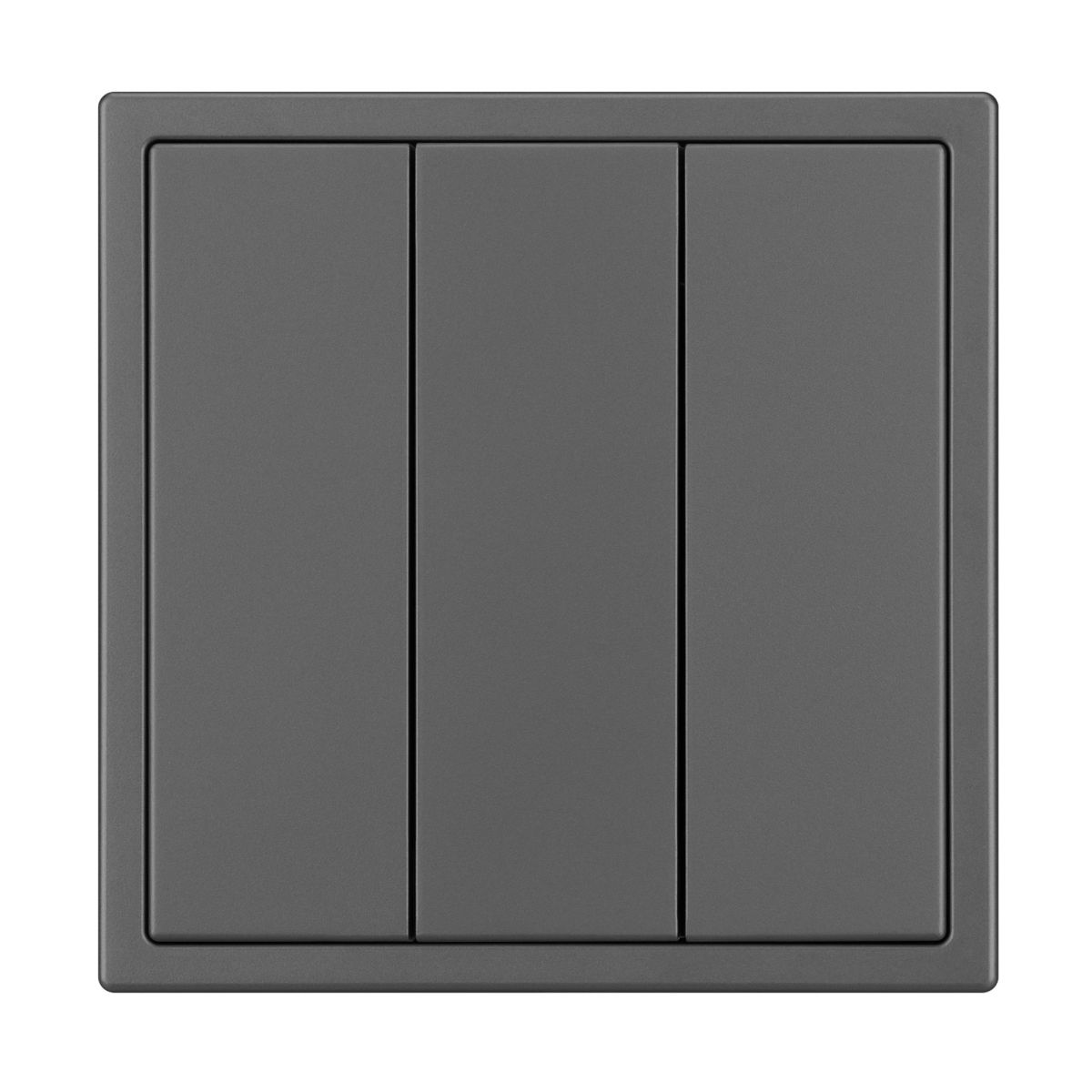 Механизм выключателя трехклавишный непроходной Arlight SWT-NOBE-MK03-SFPL-GR (230V, 10A) (Серый базальт) 061799