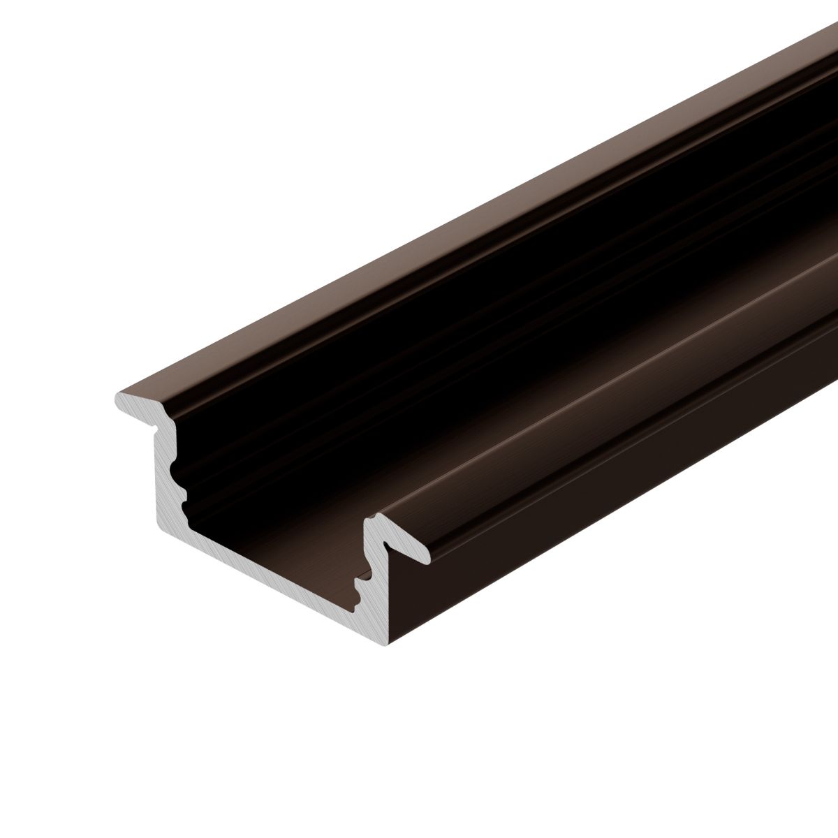 Профиль Arlight LINE-2308-F-2000 ANOD BROWN DEEP (Алюминий) 065811