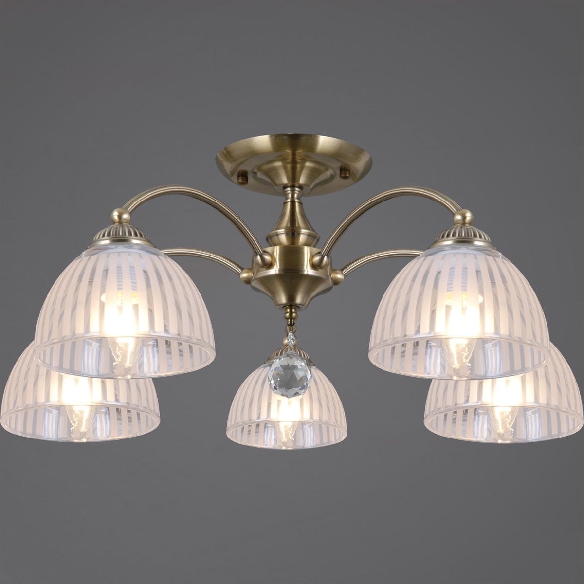 Потолочная люстра ILLUMICO IL0564-5CSQ-25AB ELITE