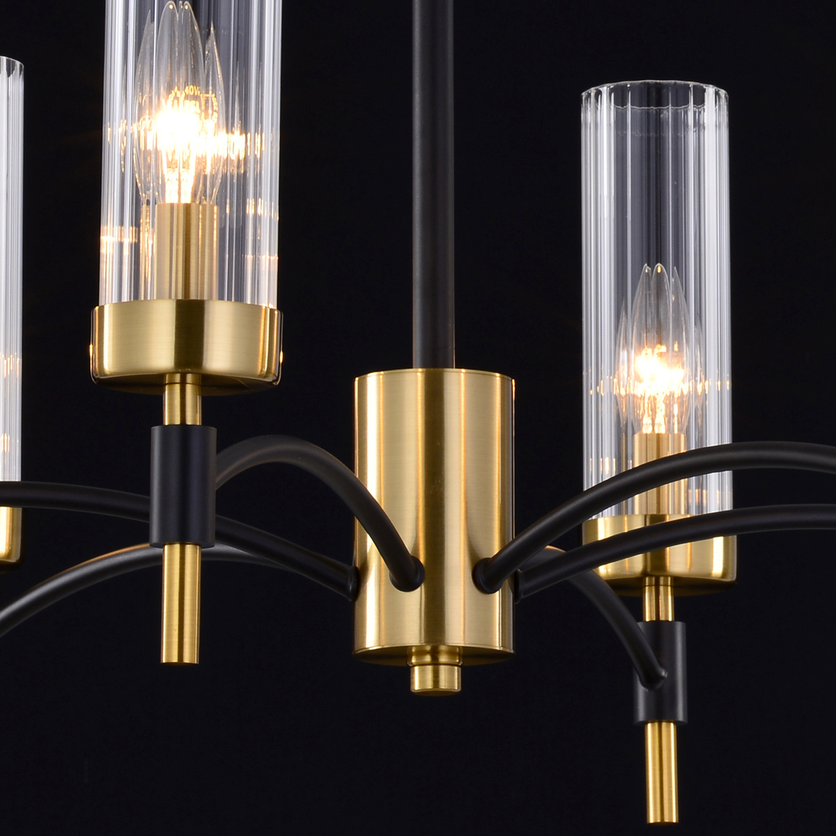 Люстра на штанге Illumico IL5177-6PLS-29 BRASS TUBO УЦ