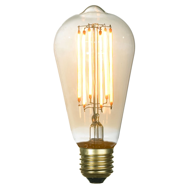 Лампа светодиодная Lussole Е27 6W 2200K янтарная GF-L-764 УЦ