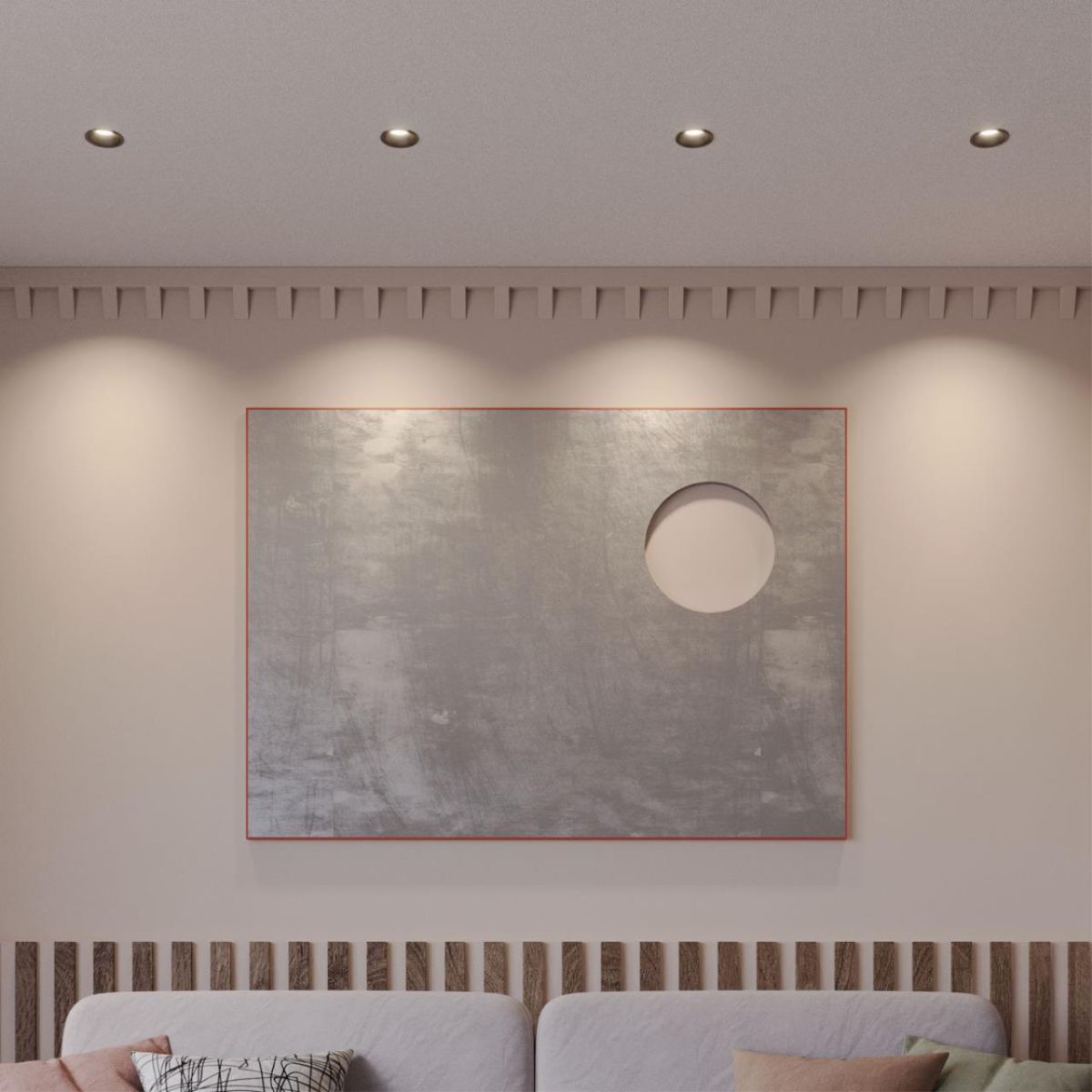 Встраиваемый светильник с переключателем цв. температуры Novotech Wir Eclat 359883