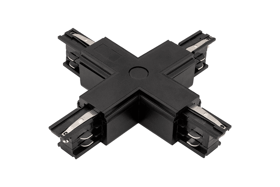 X-коннектор для трехфазного трека DesignLed CN-3F-X-BL 004390