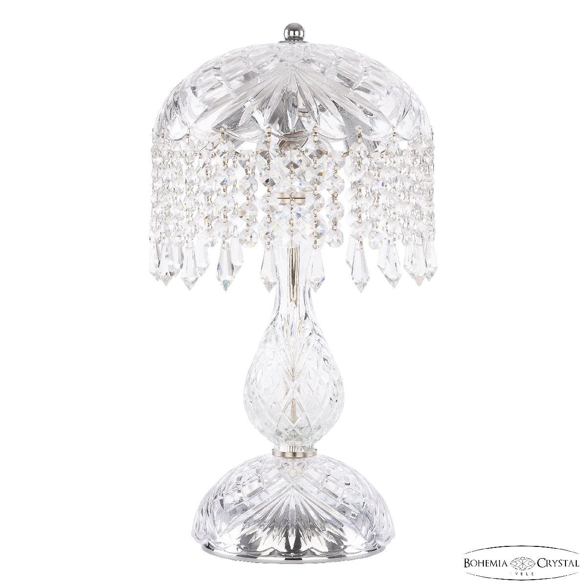 Настольная лампа Bohemia Ivele Crystal 14781L1/22 Ni Drops