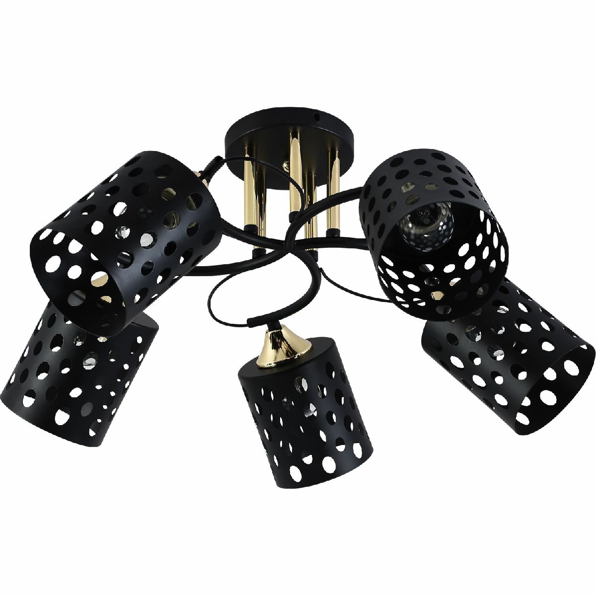 Потолочная люстра Reluce 01385-0.3-05 BK+FGD