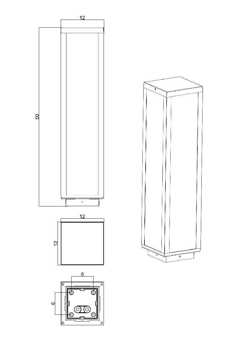 Ландшафтный светильник Arte Lamp Belfast A4569FN-1BK