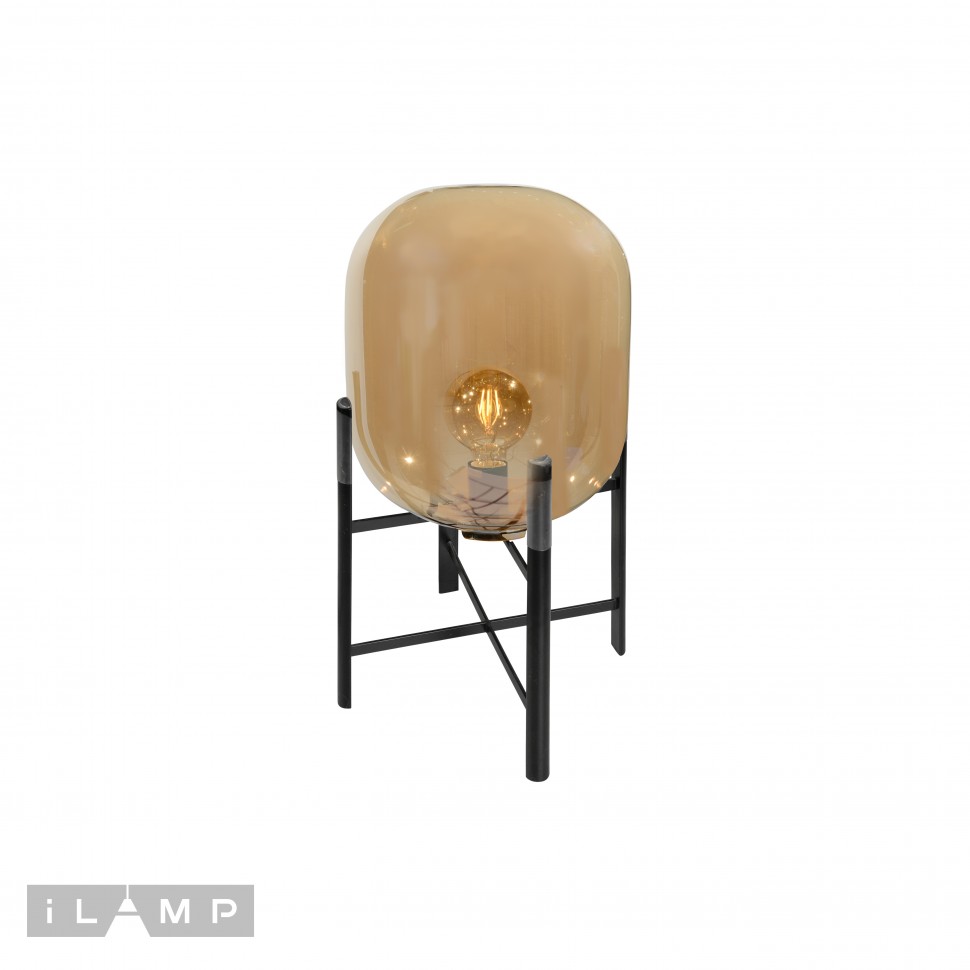 Торшер Ilamp Brick AТ9031-1A Коньяк