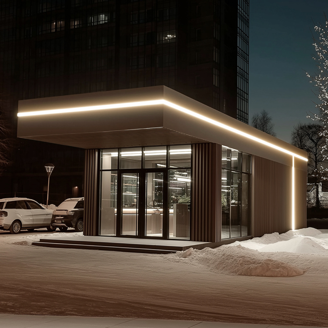 Комплект светодиодной ленты 220В 10Вт/м, 600лм/м, 4000К (д/б), SMD2835, 120д/м, 15м, IP65 10-144 (сетевой шнур, заглушка - 1шт, крепеж - 15шт)