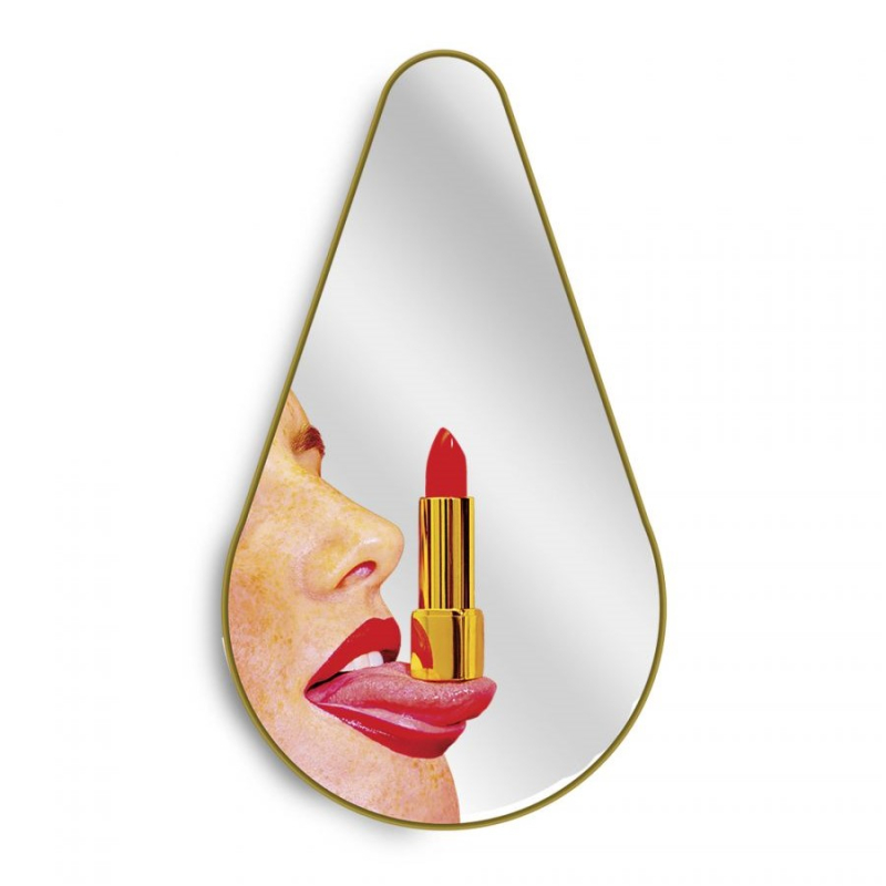 Зеркало Pear Tongue Seletti Toiletpaper Mirror 17073